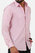 Veshbhoshaa Blurbird Men'S Pink Cotton Lycra Formal Shirt